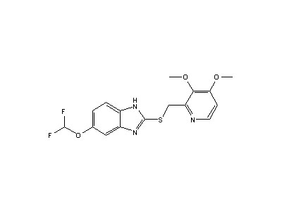 5-Difluoromethoxy-2-[[(3,4-dimethoxy-2-pyridinyl)methyl]thio]-1H-benzimidazole